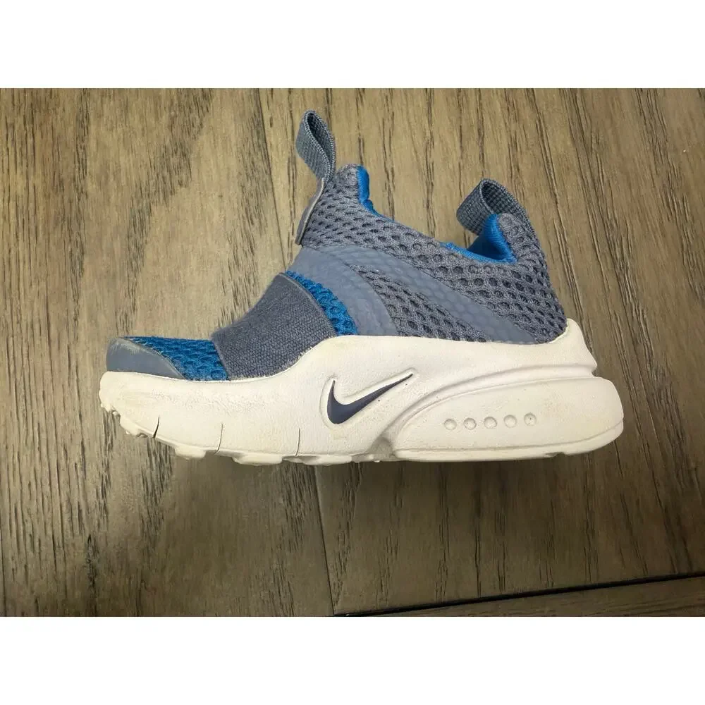 Nike Presto Extreme Toddler 4C Blue Gray Slip On Sneakers